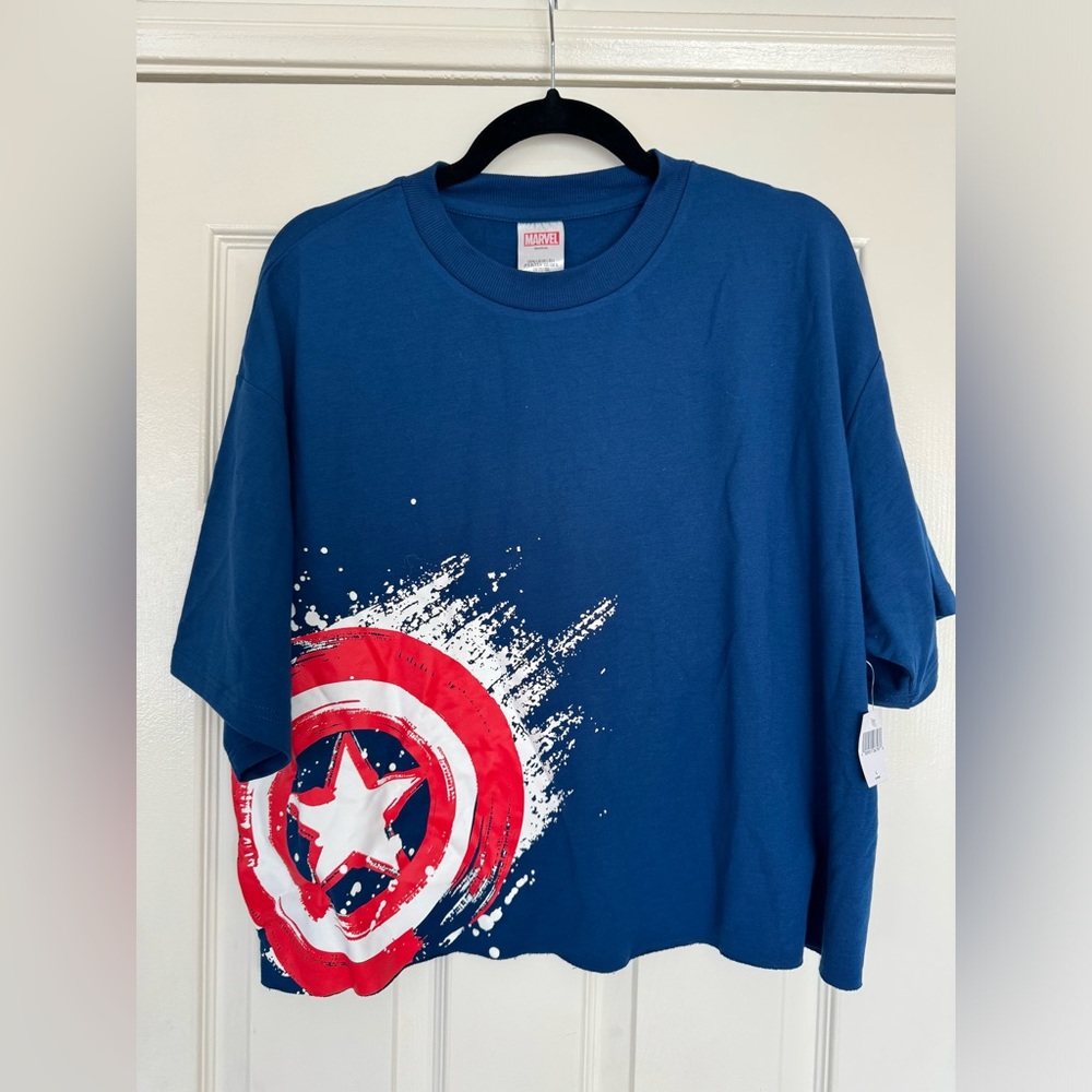 Captain America Marvel Crop Official Disney Parks Merch